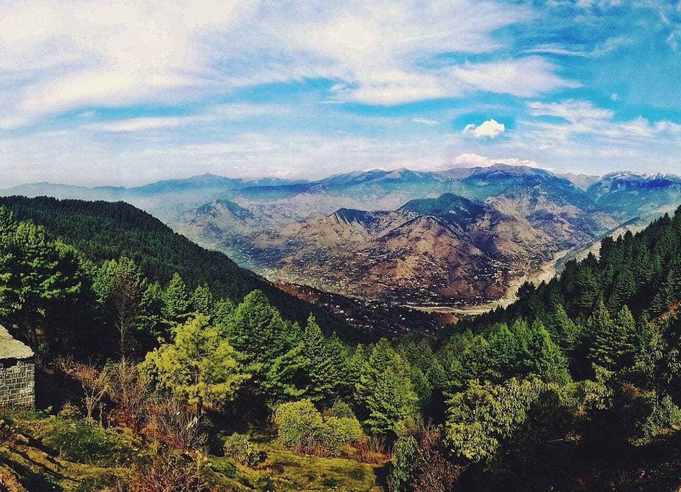 Looking out from Toli Pir, a short drive from Thorar